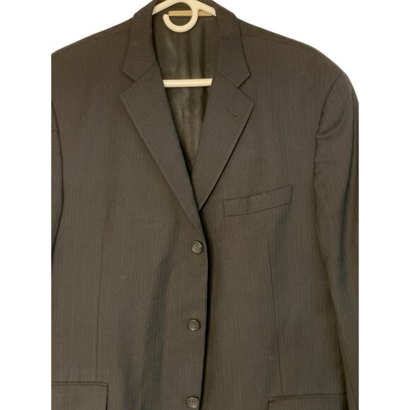 Burberry Mens 44R Blazer 3-Button Single-Breasted Wool Pinstripe USA RP10556 - Picture 13 of 16